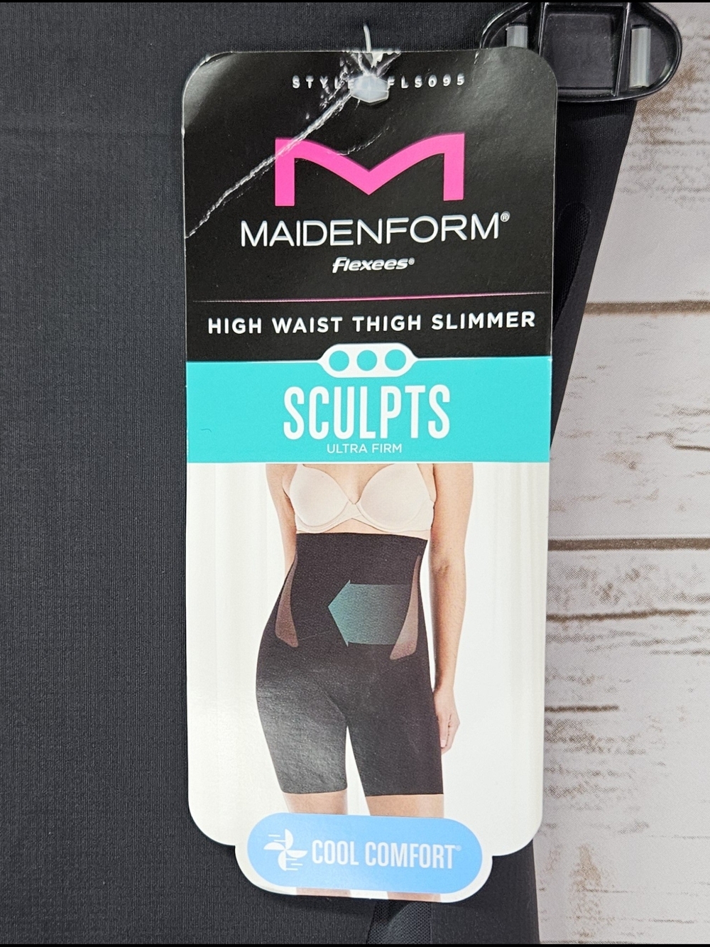 Maidenform Flexees Sculpts High Waist Thigh Slimmer Cool Comfort Size Medium - Picture 7 of 8